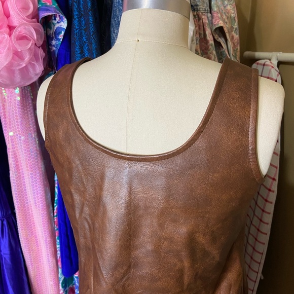 LAST CALL RARE 60s VINYL DRESS - Picture 9 of 11